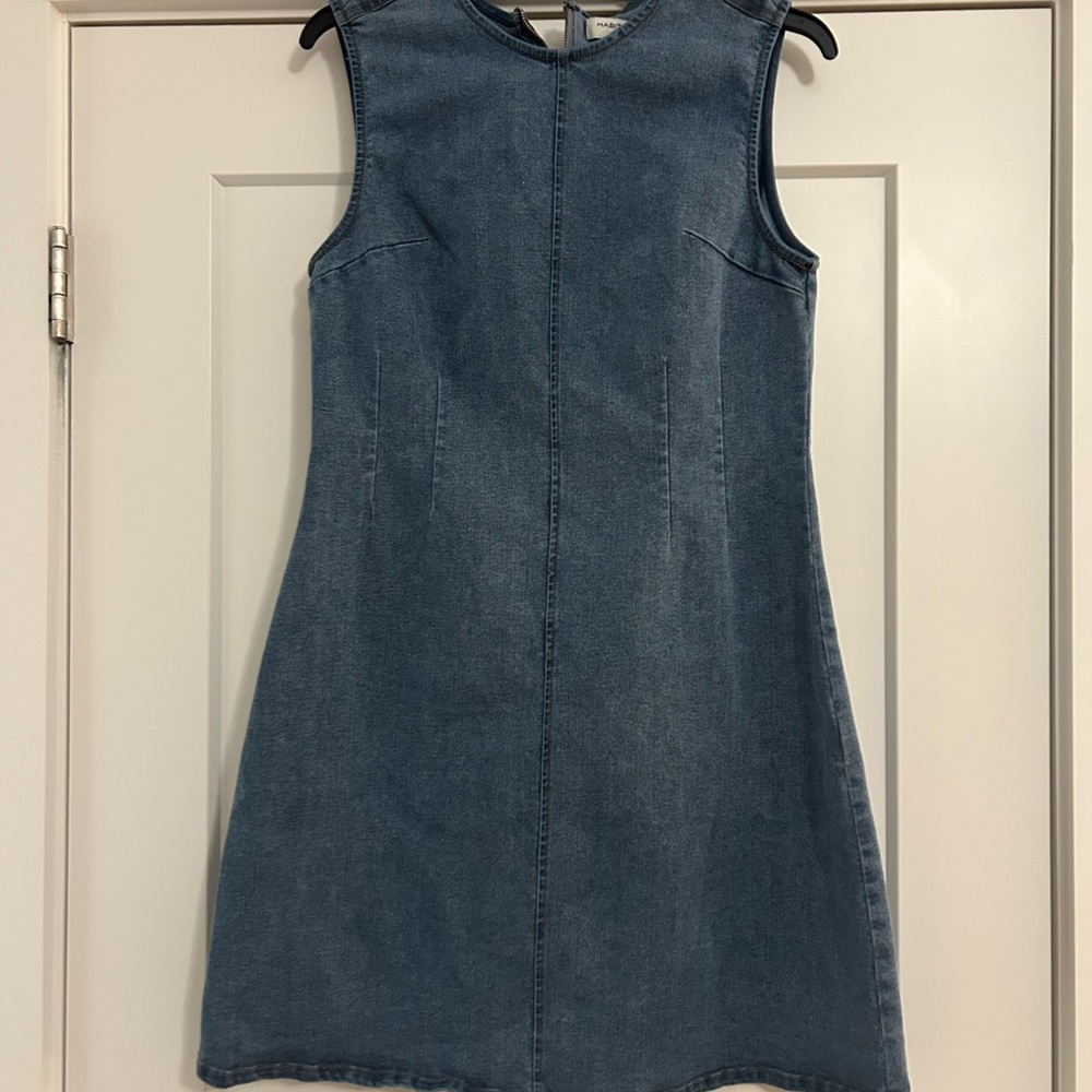 Sleeveless Denim Dress